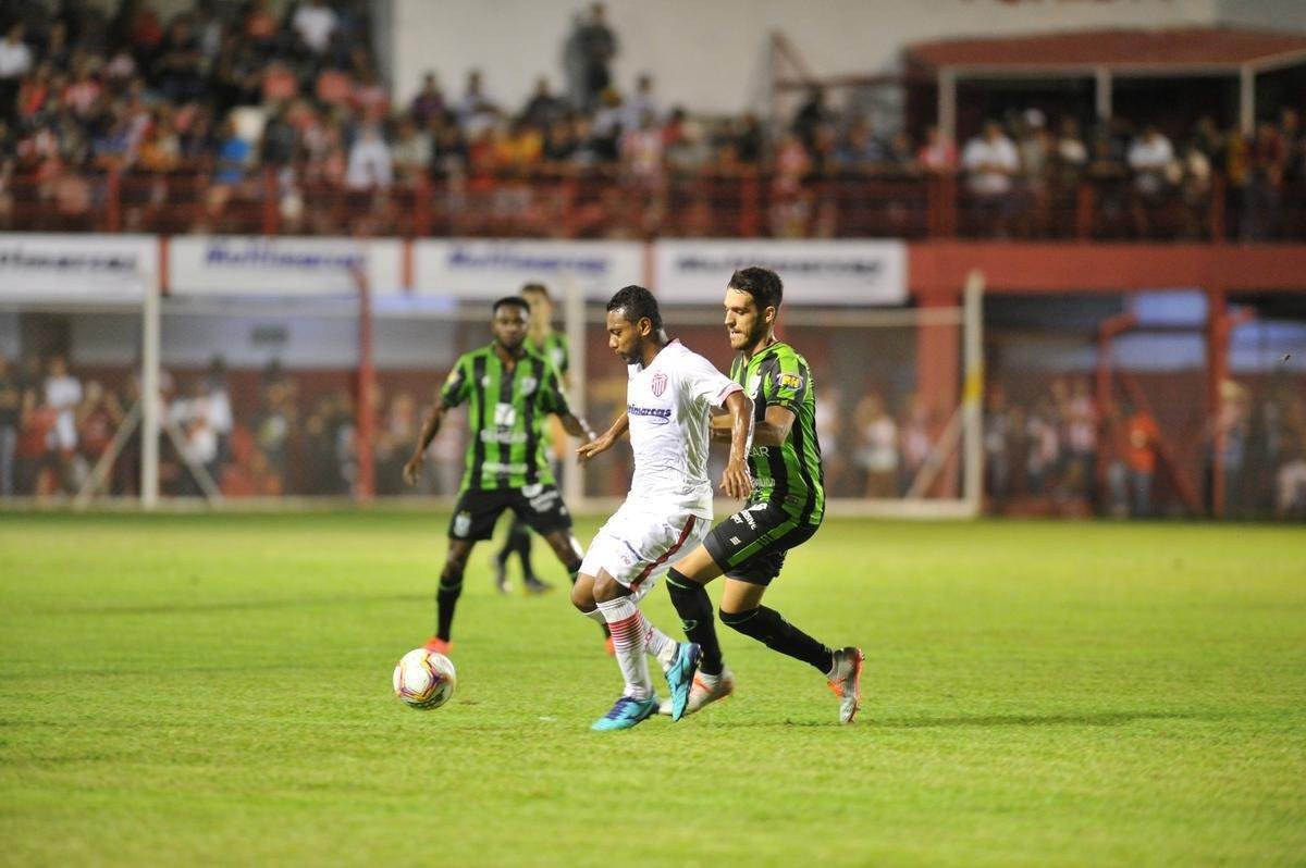 As melhores fotos do duelo entre Villa Nova e Amrica, em Nova Lima, pelo Mineiro