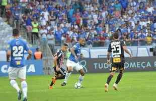 Fotos do jogo entre Cruzeiro e So Paulo