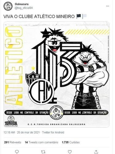 Atltico recebeu mensagens de clubes, jogadores, torcedores e jornalistas