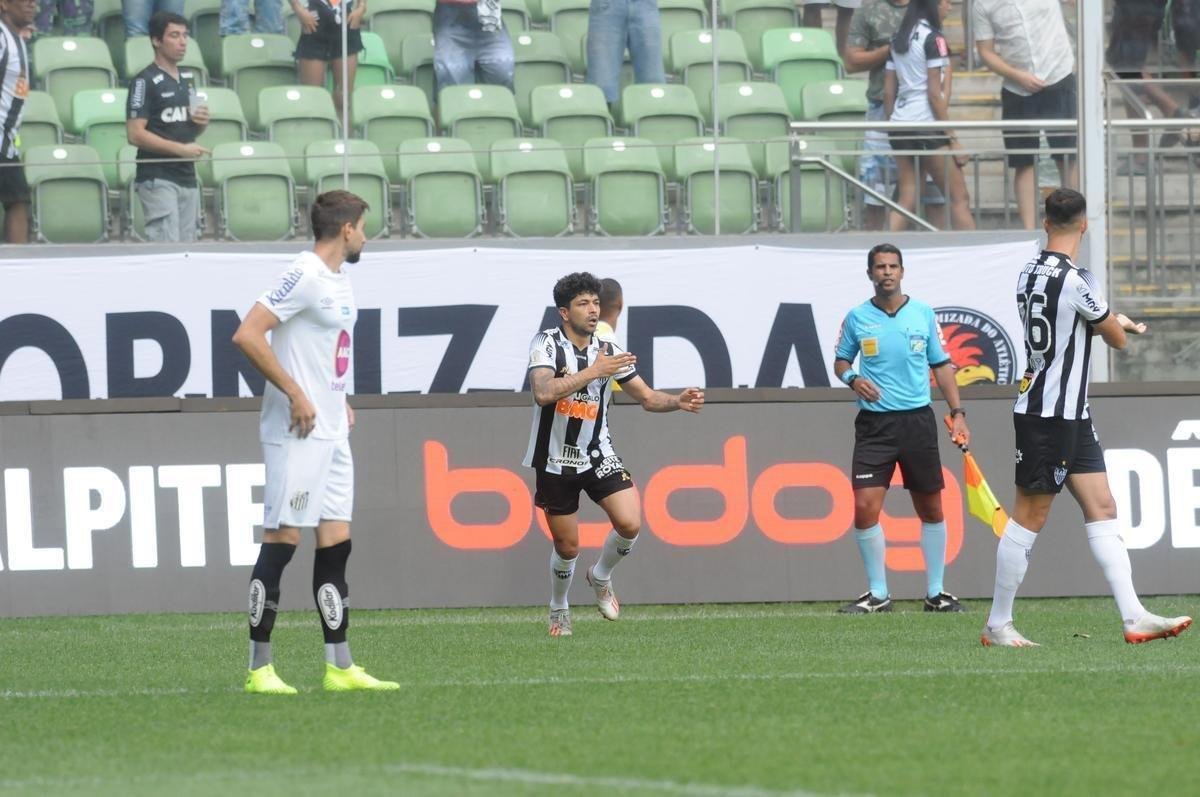 Atltico bateu o Santos na estreia de Vagner Mancini em Belo Horizonte