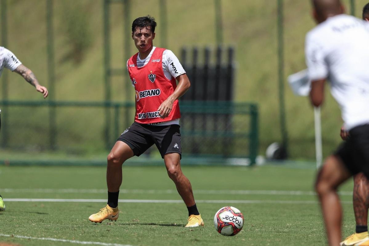 Treino do Atltico em 15/3/2021, na Cidade do Galo