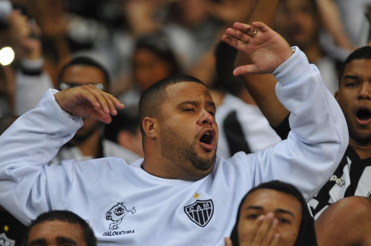 Franco Di Santo abriu o placar para o Atltico aos 37 minutos do primeiro tempo. Depois de cruzamento, ele arrematou de perna esquerda e colocou o Galo em vantagem no Mineiro