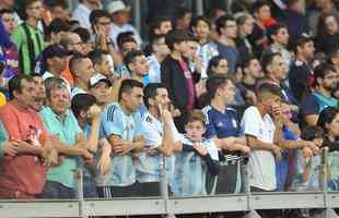 Fotos do duelo entre Argentina e Paraguai, no Mineiro, pela Copa Amrica