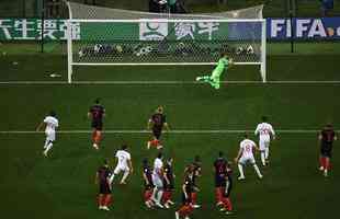 Kieran Trippier, aos cinco minutos, abriu o placar para a Inglaterra com gol de falta