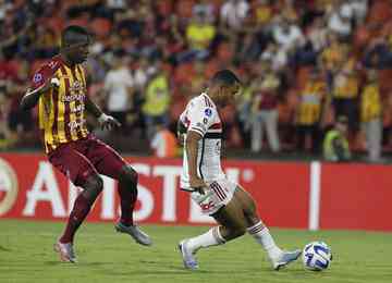 Atacante entrou no segundo tempo no lugar de Luciano e teve as melhores oportunidades do Tricolor contra o Tolima