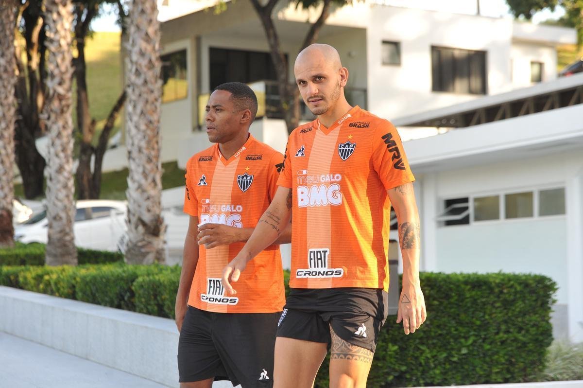 Fotos do ltimo treino do Atltico antes do jogo contra o Unin La Calera