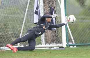 Treino do Atltico na Cidade do Galo, na manh desta tera-feira (24/1).