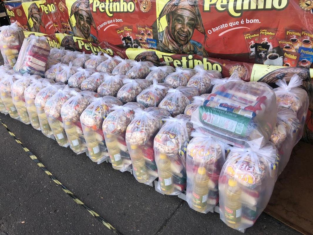 Doações serão destinadas às famílias necessitadas, segundo monitoramento