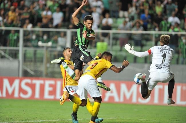 Fotos do empate por 0 a 0 entre Amrica e Barcelona de Guayaquil, no Independncia, em BH, pela terceira fase da Copa Libertadores
