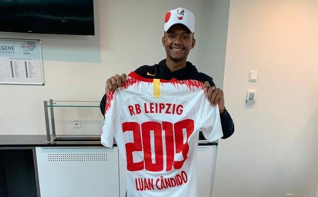 O Bragantino anunciou a contratao do lateral-esquerdo Luan Cndido, que estava no RB Leipzig, da Alemanha