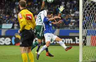 Cruzeiro e Palmeiras mediram foras, no Mineiro, pela oitava rodada do Campeonato Brasileiro