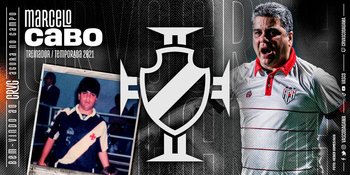 Marcelo Cabo, técnico (Vasco)