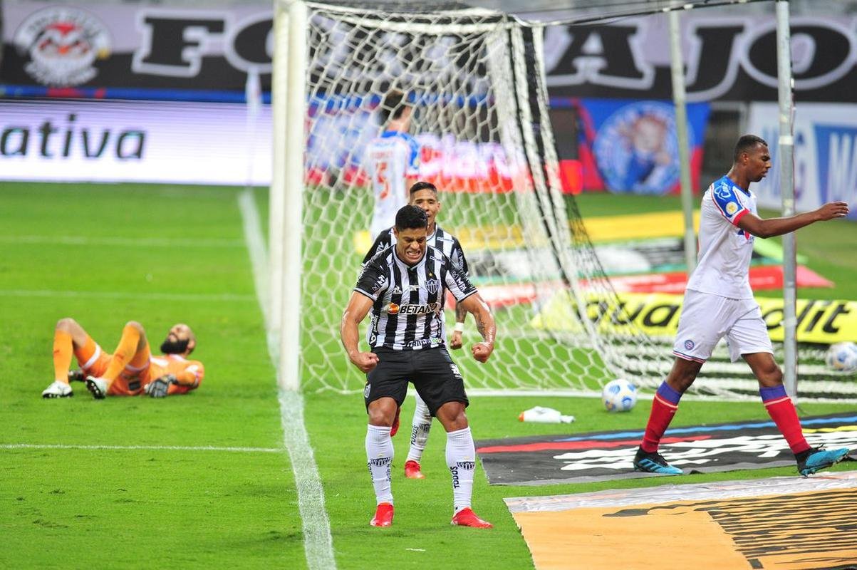 Imagens do confronto entre Atltico e Bahia, vlido pelas oitavas de final da Copa do Brasil 2021