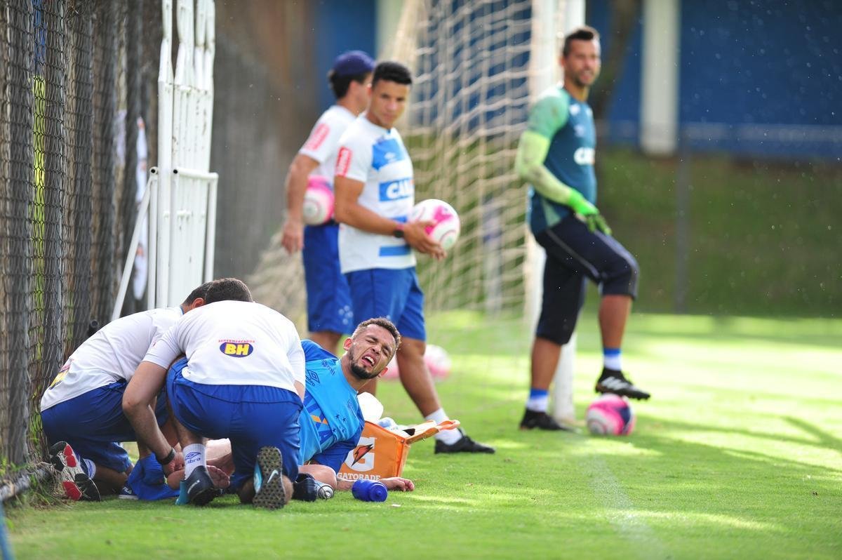 Fotos do treino do Cruzeiro desta quarta-feira (31/1), na Toca II (Ramon Lisboa/EM D.A Press)