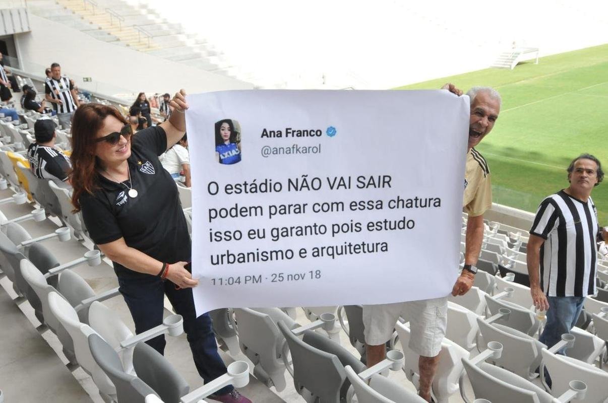 Fotos da inaugurao da Arena MRV, do Atltico