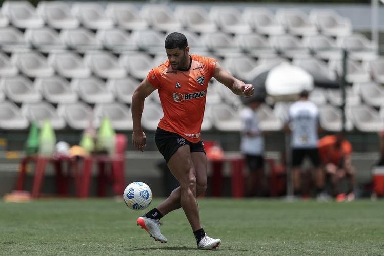 Fotos do treino do Atlético neste domingo, 14/11/2021