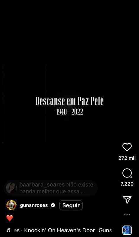 Banda Guns N' Roses produziu vdeo com montagem e mensagem em portugus.