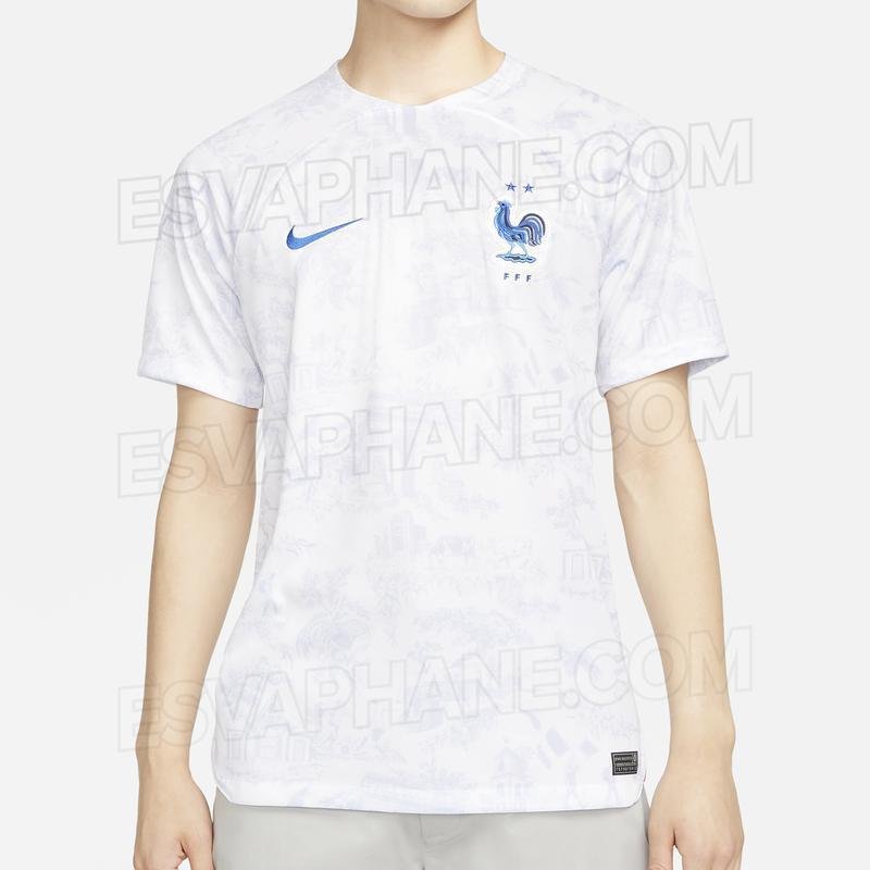 A provvel camisa II da Frana para Copa do Mundo foi desenvolvida pela Nike e divulgada de forma antecipada pelo portal Esvaphane