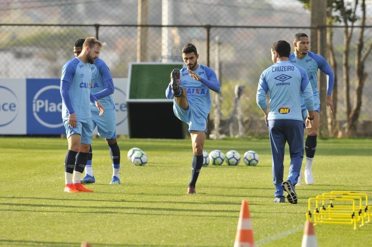 Imagens do treino do Cruzeiro desta quinta-feira, 12 de julho, na Toca da Raposa II
