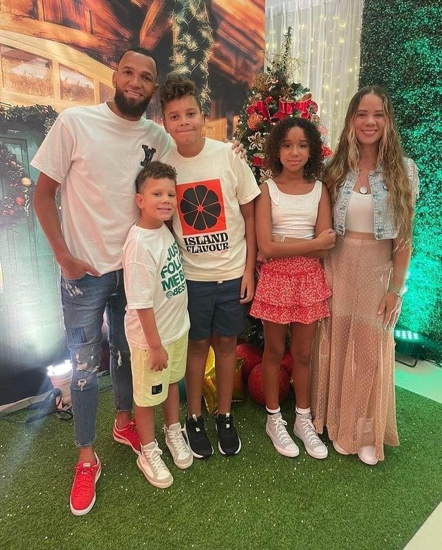 Everson passou o Natal em famlia