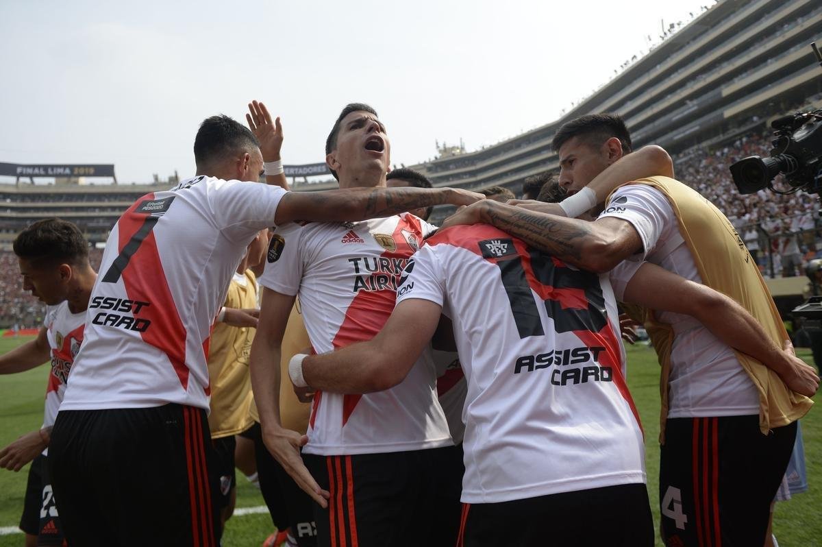 Fotos do jogo entre Flamengo e River Plate