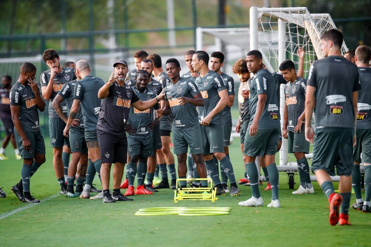 O tcnico Levir Culpi comandou, na tarde desta tera-feira, treinamento na Cidade do Galo