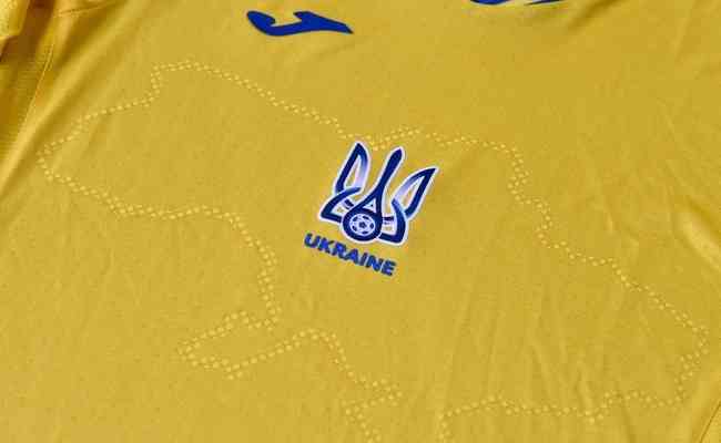 Camisa da Ucrânia que será usada na Eurocopa