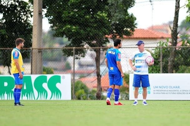 Cruzeiro encerrou nesta tera-feira (16/1) sua preparao para o jogo contra o Tupi
