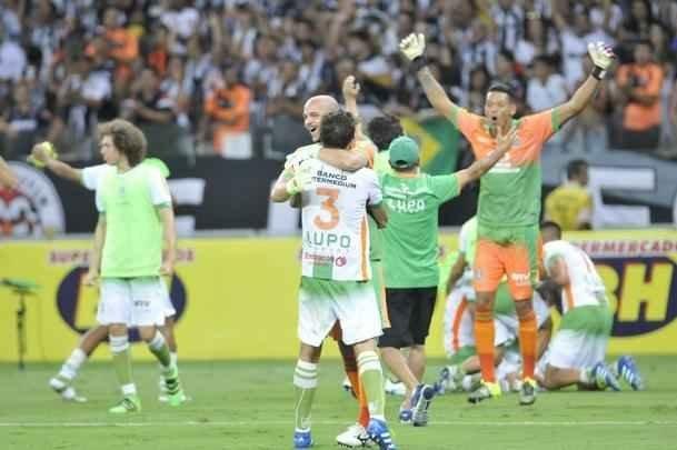 Imagens da comemorao do Amrica com a conquista do ttulo