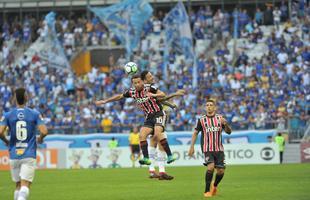 Fotos do jogo entre Cruzeiro e So Paulo