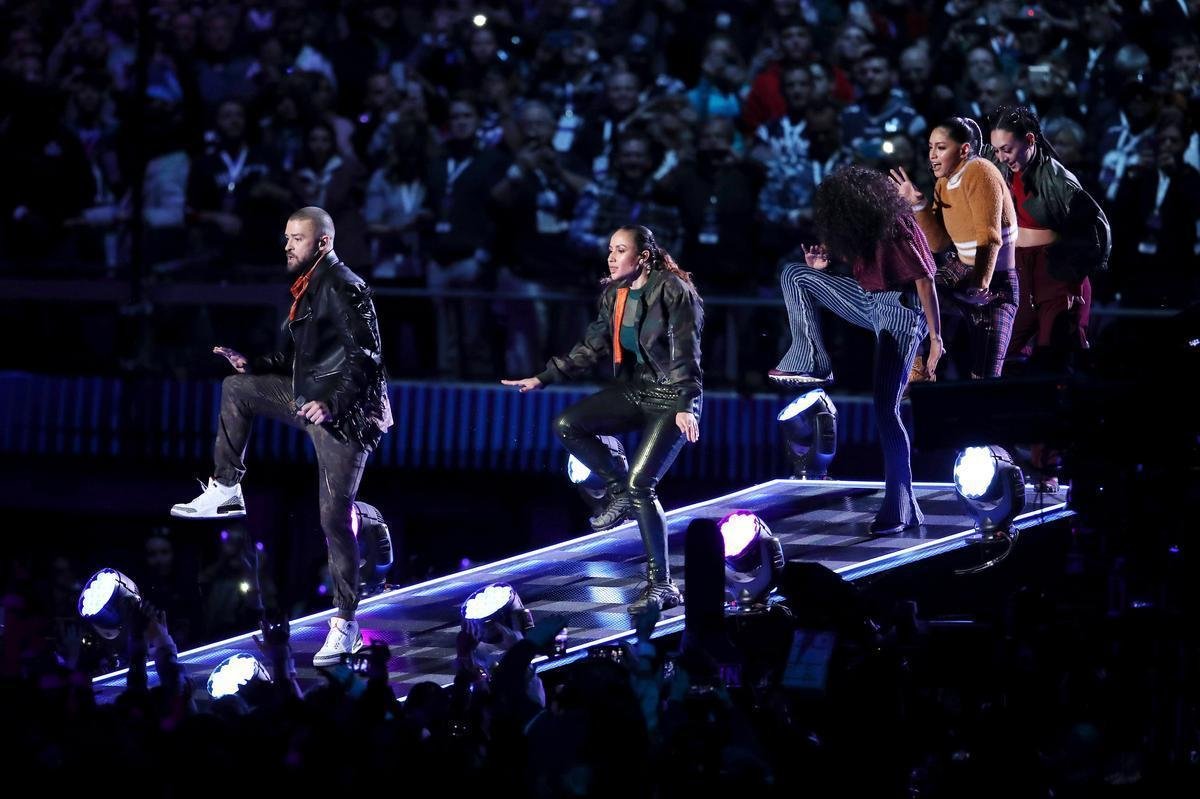 Show do intervalo do Super Bowl LII, em Minneapolis, teve apresentao de Justin Timberlake