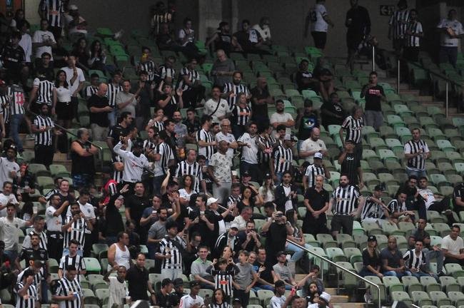 Torcida do Atltico no clssico com o Amrica pela Libertadores
