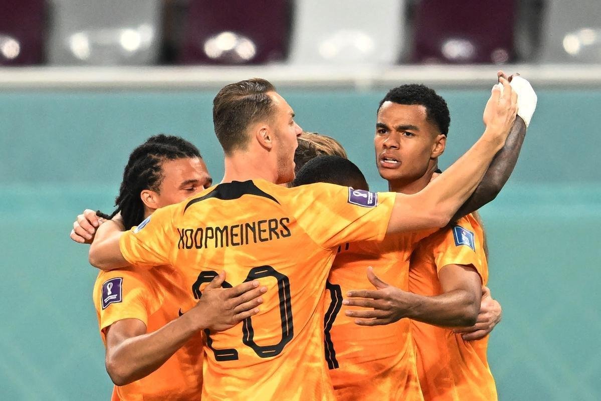 Imagens da partida entre Holanda e Equador, pelo Grupo A da Copa do Mundo de 2022.