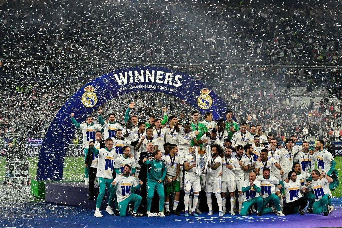 Imagens da festa do ttulo do Real Madrid