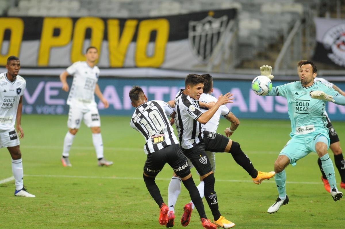 Atltico x Botafogo: veja fotos do jogo no Mineiro