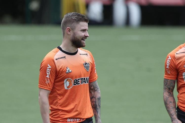 Treinamento do Atlético neste sábado, após o título brasileiro