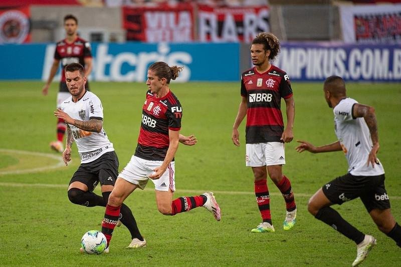 Atltico bateu o Flamengo por 1 a 0