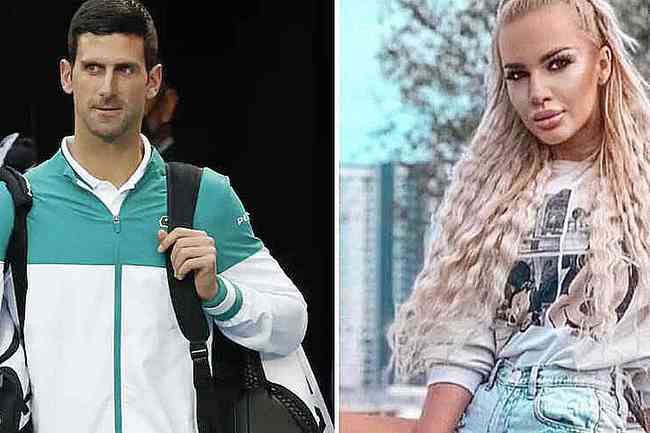 Djokovic seria alvo de complô com a participação da modelo Natalija Scekic