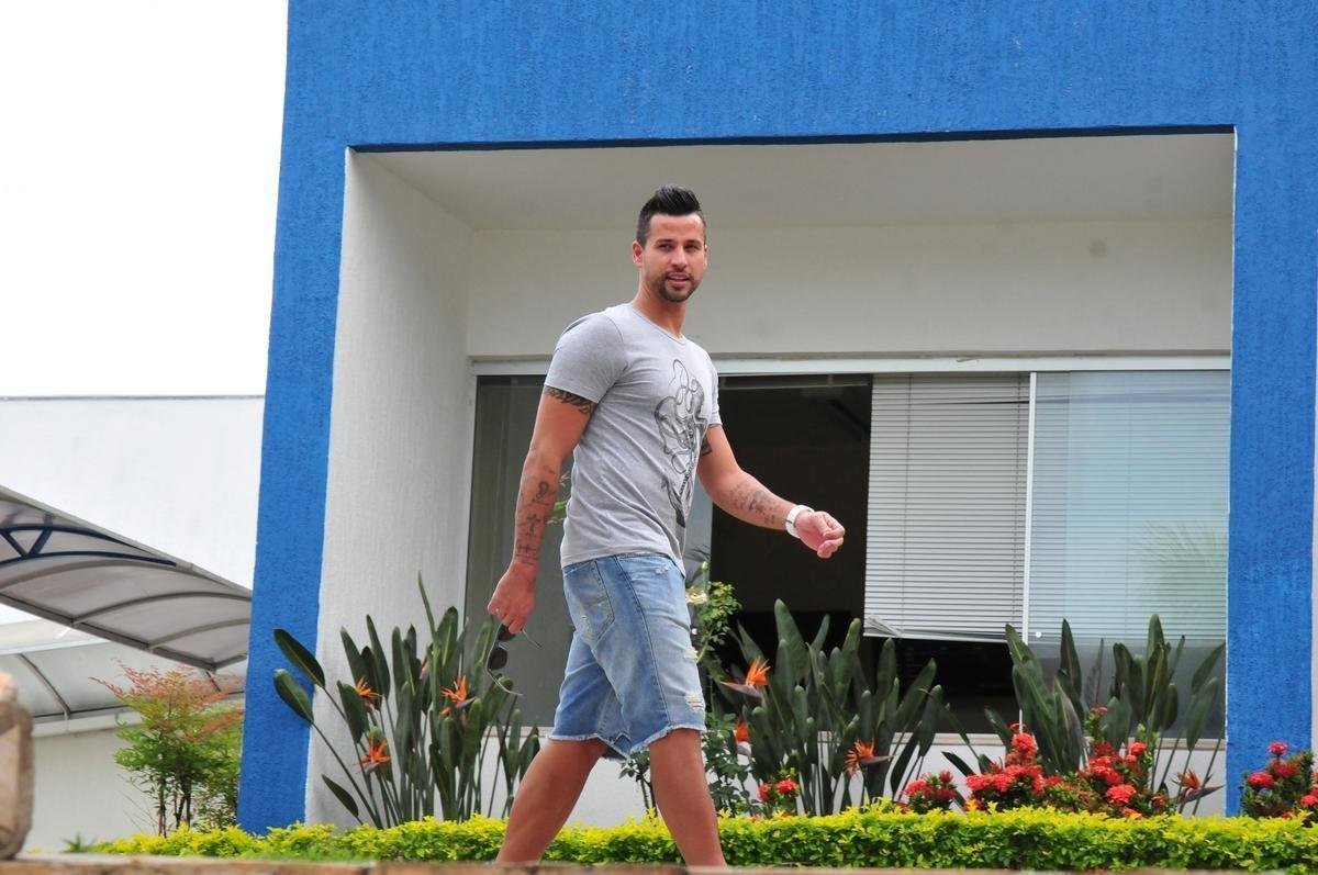 Cruzeiro iniciou temporada 2018 com reapresentao do elenco nesta quarta-feira; na foto, o goleiro Fbio