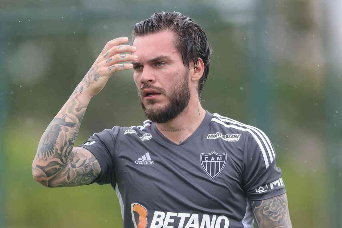 Treino do Atltico na Cidade do Galo, na manh desta tera-feira (24/1).