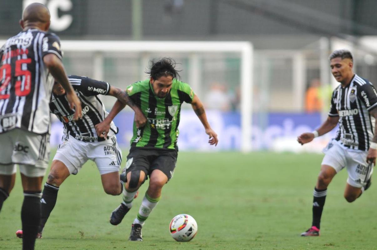 Amrica x Atltico: fotos do jogo de ida da final do Campeonato Mineiro, neste sbado (1/4), no Independncia