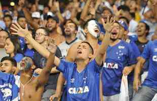 Torcida do Cruzeiro lotou o Mineiro na partida contra o Boca Juniors pela Libertadores