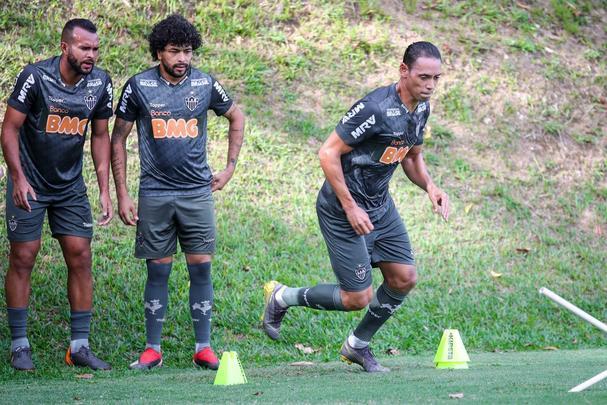 Atlético treinou nesta terça-feira, na Cidade do Galo