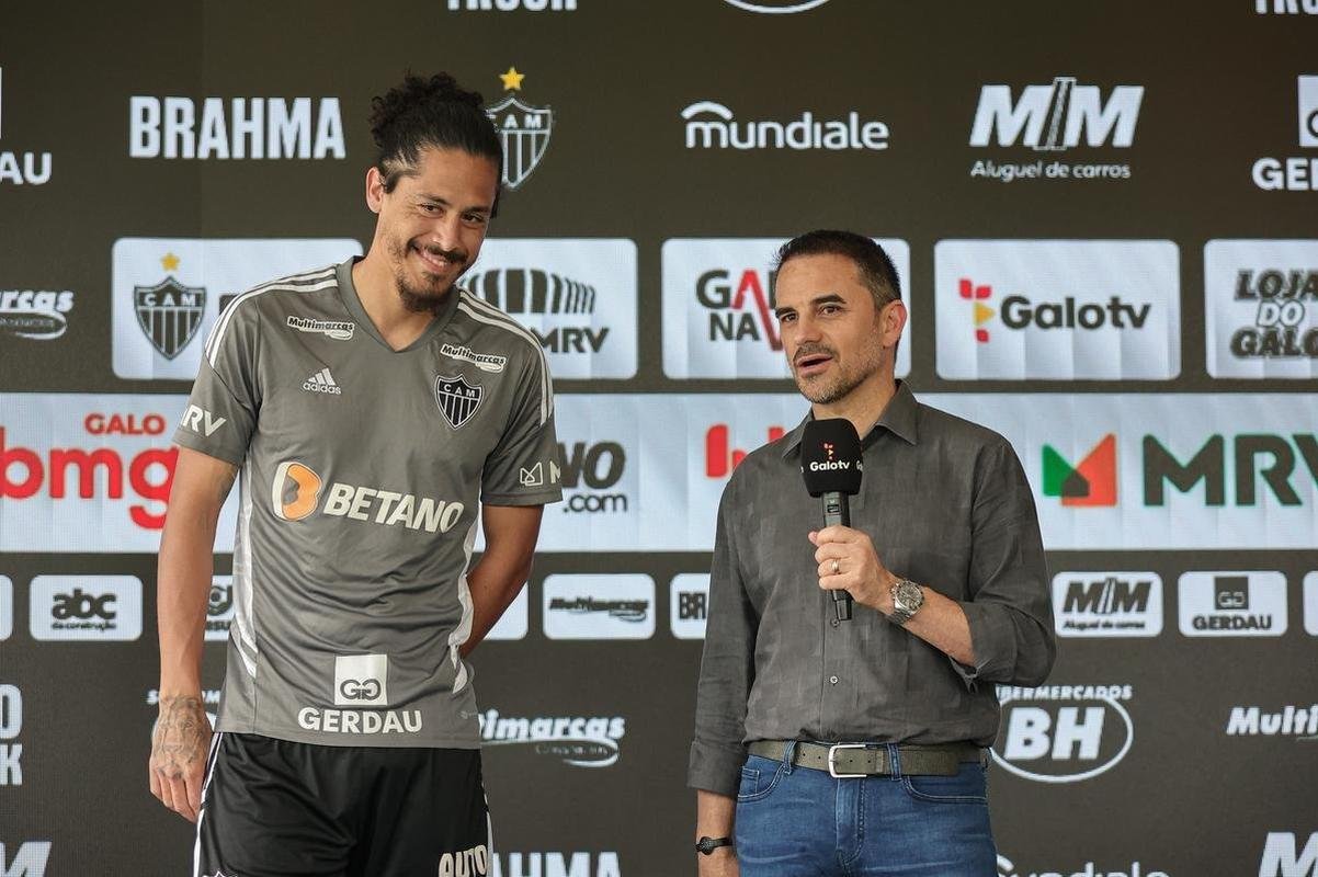 Zagueiro uruguaio Mauricio Lemos, de 27 anos, foi apresentado como reforo do Atltico nesta sexta-feira (17/2), na Cidade do Galo.