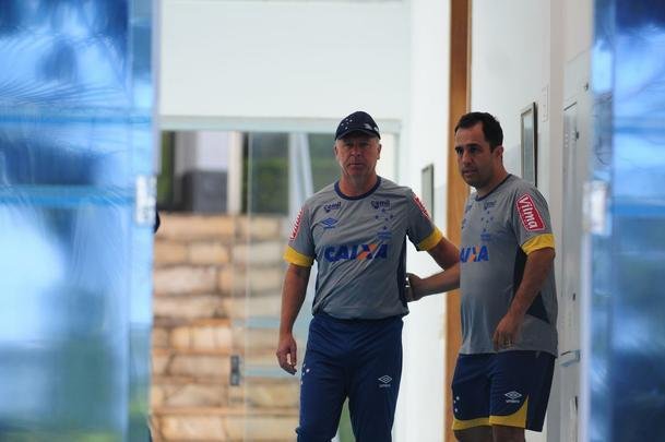 Fotos do treino do Cruzeiro nesta segunda-feira na Toca da Raposa II (Gladyston Rodrigues/EM D.A Press)