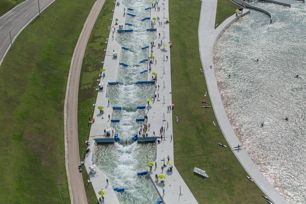 Circuito de Canoagem Slalom fica no Parque Radical, em Deodoro, tem percurso com 280 metros de corredeiras