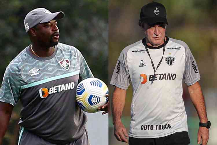 (Foto: Montagem com imagens de Lucas Merçon/Fluminense e Pedro Souza/Atlético)