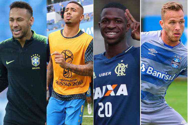 Lucas Figueiredo/CBF, Gilvan de Souza/Flamengo e Lucas Uebel/Grmio