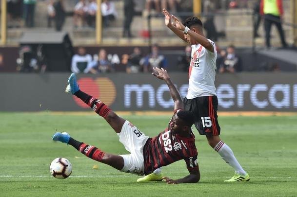 Fotos do jogo entre Flamengo e River Plate