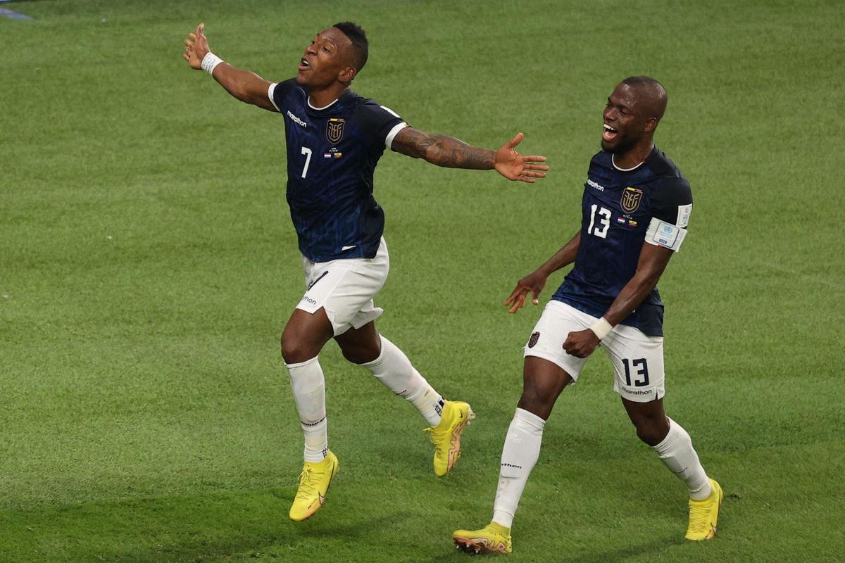 Imagens da partida entre Holanda e Equador, pelo Grupo A da Copa do Mundo de 2022.